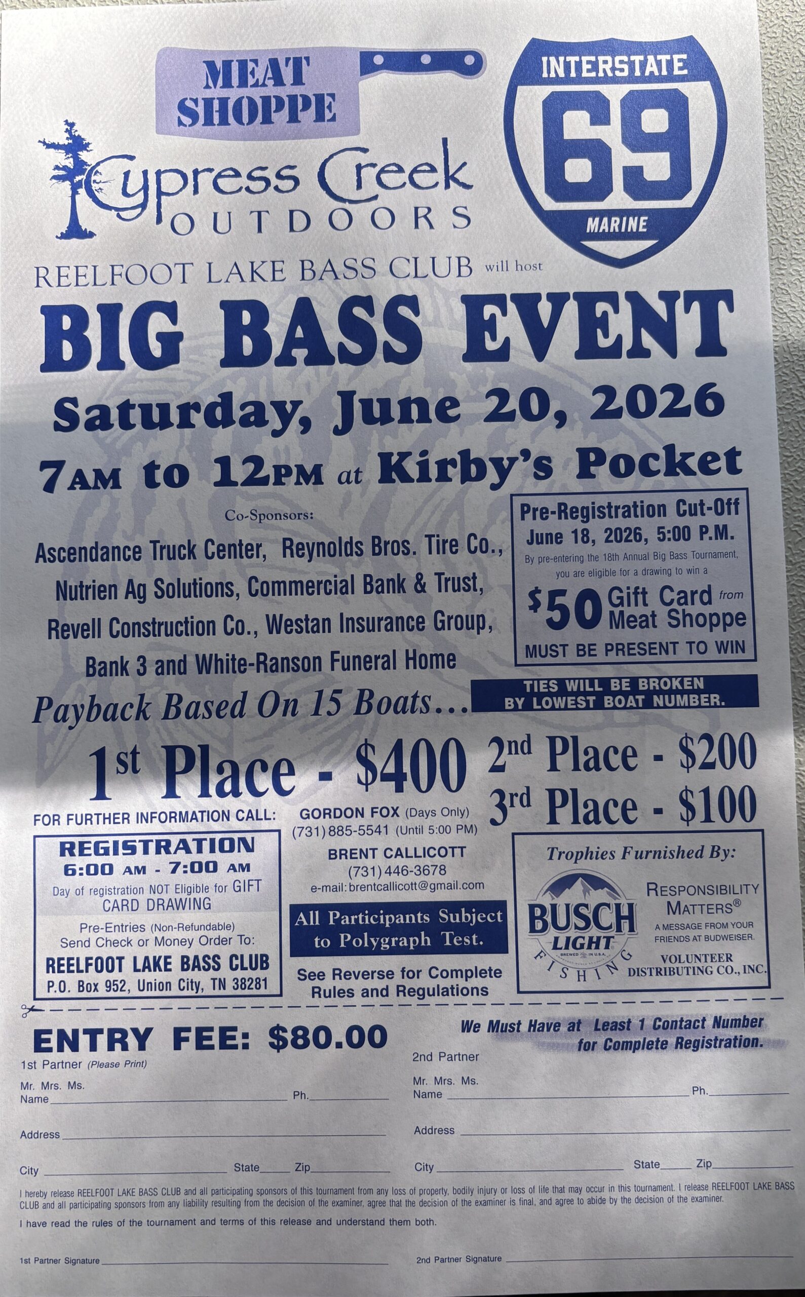 2026 Big Bass Event