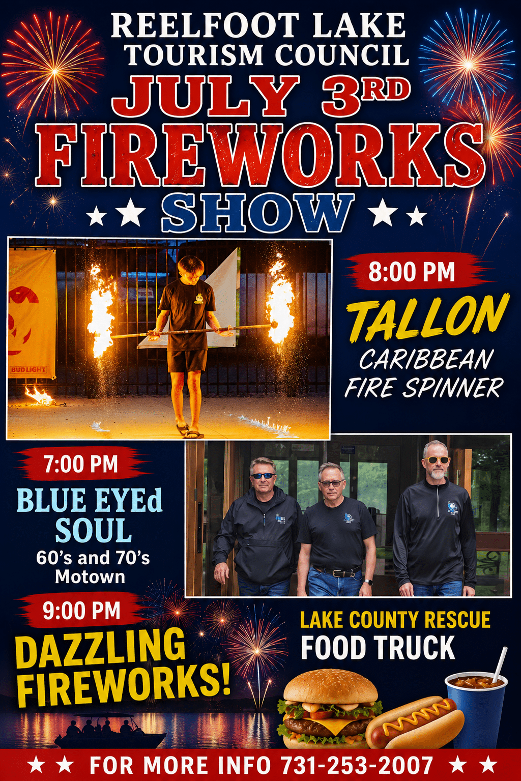 2026 Fireworks with Tallon Fire Spinner